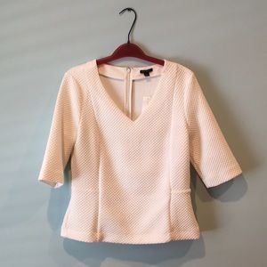 NWT Cream Ann Taylor Top